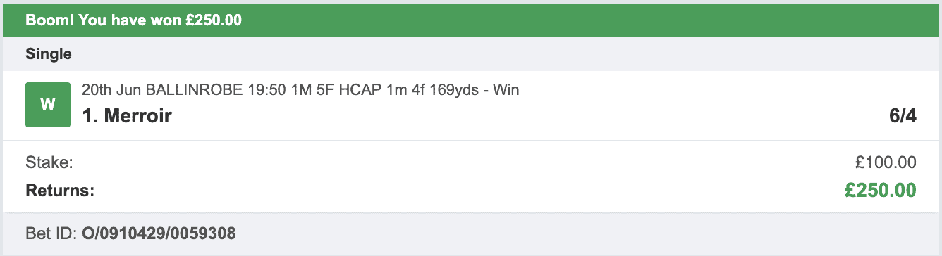 Win In 60 Seconds - Winner - 2022-06-20