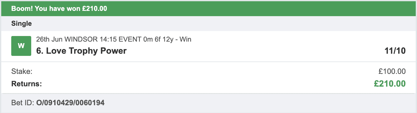 Win In 60 Seconds - Winner - 2022-06-26