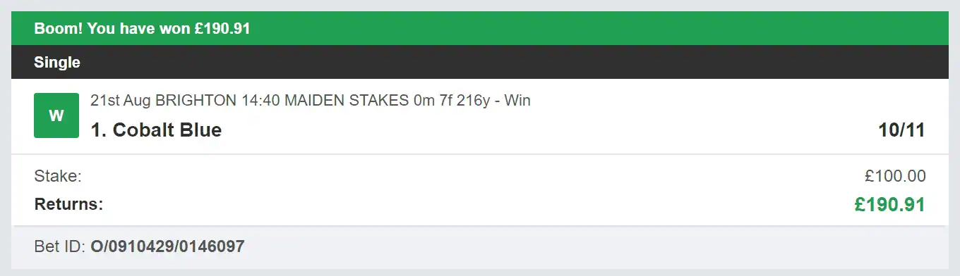 Win In 60 Seconds - Winner - 2023-08-21