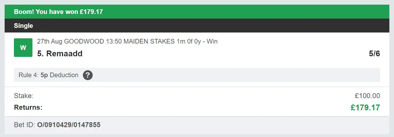 Win In 60 Seconds - Winner - 2023-08-27