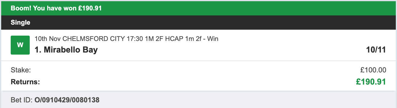 Win In 60 Seconds - Winner - 2022-11-10