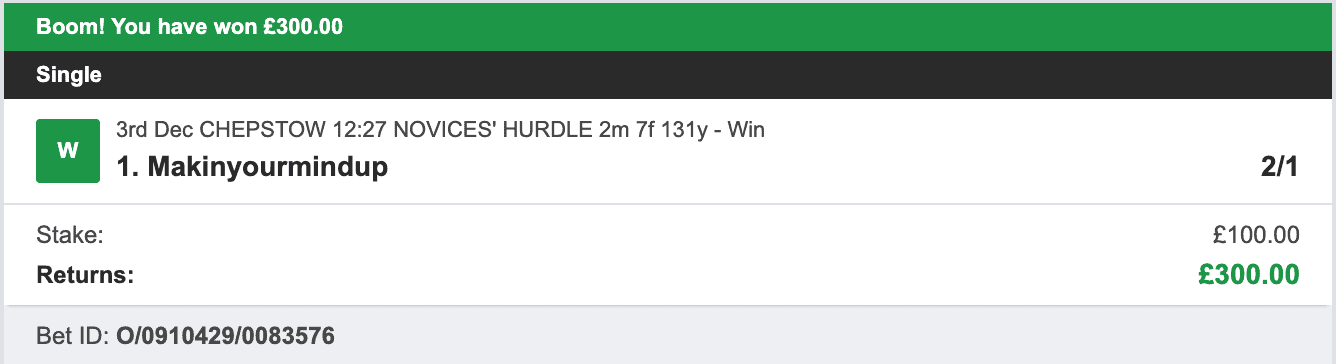 Win In 60 Seconds - Winner - 2022-12-03